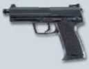 Heckler & Koch USP45 Tactical 45 ACP 2-12 Round Mags Semi Automatic Pistol M704501T